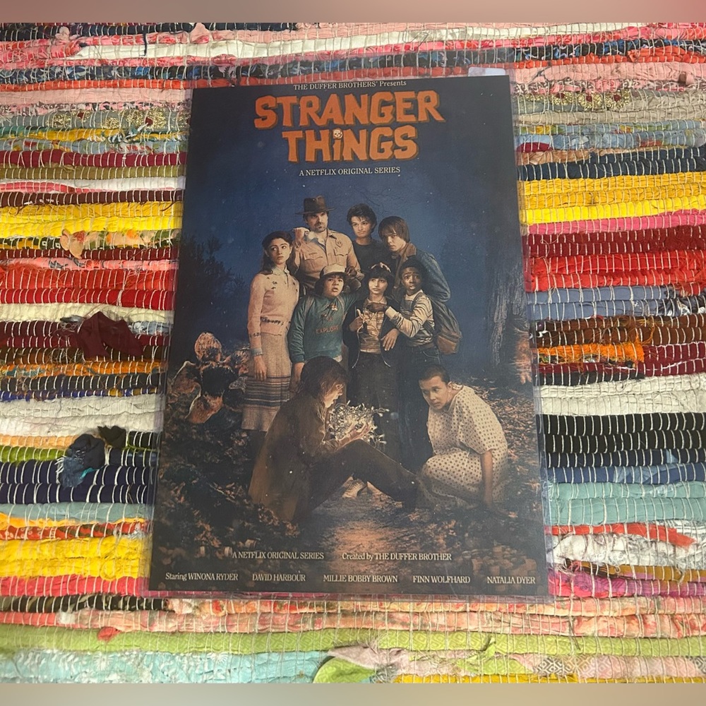 Stranger Things laminated poster